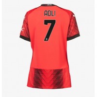 Fotbalové Dres AC Milan Yacine Adli #7 Dámské Domácí 2023-24 Krátký Rukáv